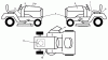 Husqvarna YTH 2042 (96043010601) - Yard Tractor (2010-02 & After) Ersatzteile Decals