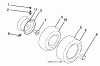 Husqvarna YTH 2042 (96043010601) - Yard Tractor (2010-02 & After) Ersatzteile Wheels And Tires
