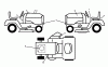 Husqvarna YTH 2042 (96043010601) - Yard Tractor (2012-02 & After) Ersatzteile DECALS