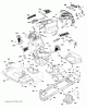 Husqvarna YTH 2042 (96043012103) - Yard Tractor (2011-08 & After) Ersatzteile CHASSIS ENCLOSURES
