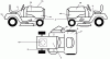 Husqvarna YTH 2042TD (96041005403) - Yard Tractor (2010-02 & After) Ersatzteile Decals