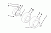 Husqvarna YTH 2042 (96041005404) - Yard Tractor (2011-06 & After) Ersatzteile WHEELS TIRES