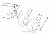 Husqvarna YTH 20B42T (96043002002) - Yard Tractor (2006-03 & After) Ersatzteile Wheels and Tires