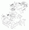 Husqvarna YTH 20F42T (960430005) (917.279240) - Yard Tractor (2006-05 & After) (Sears Craftsman) Ersatzteile Chassis