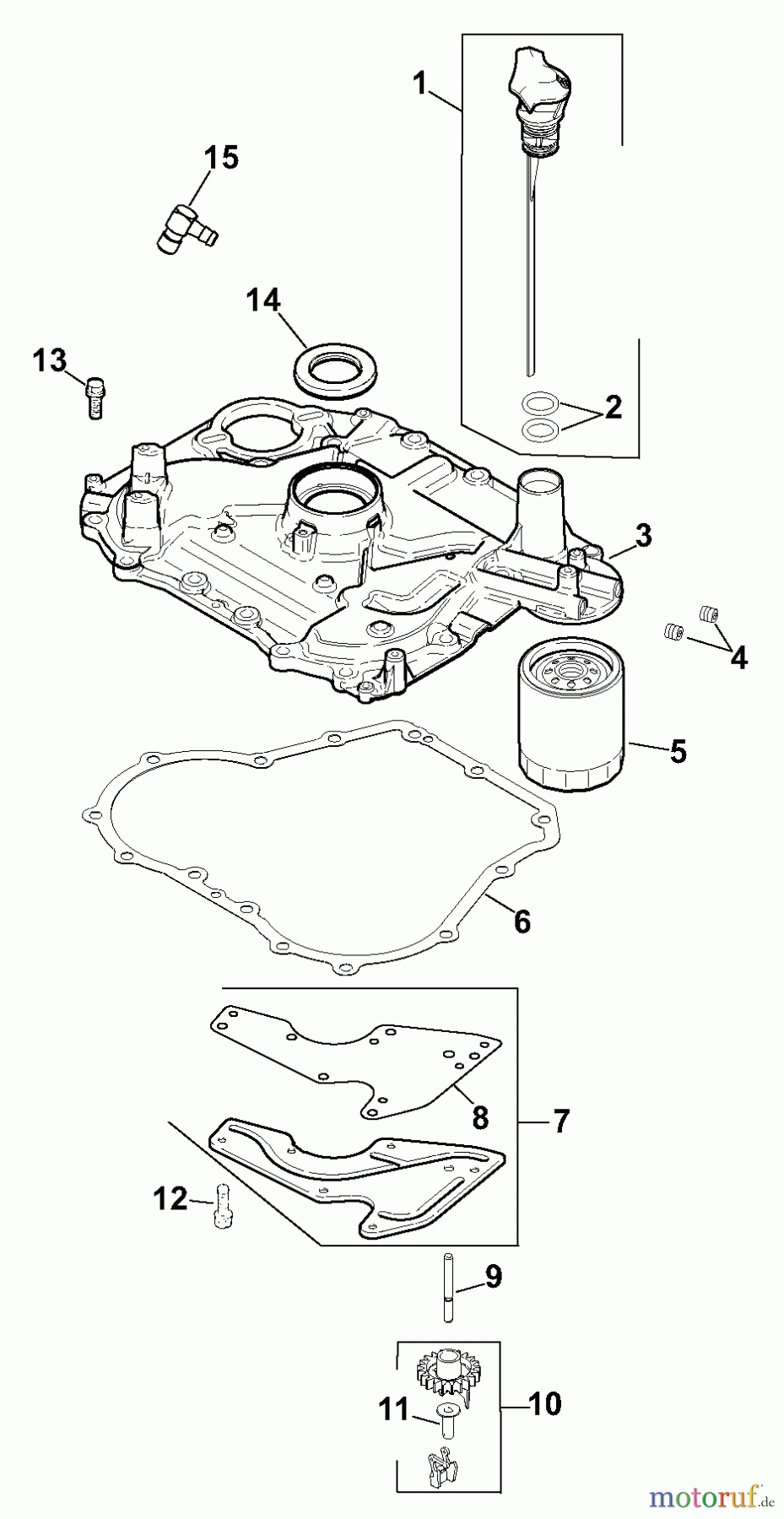 Husqvarna Rasen und Garten Traktoren YTH 20F42T (960430005) (917.279240) - Husqvarna Yard Tractor (2006-05 & After) (Sears Craftsman) Oil Pan/Lubrication