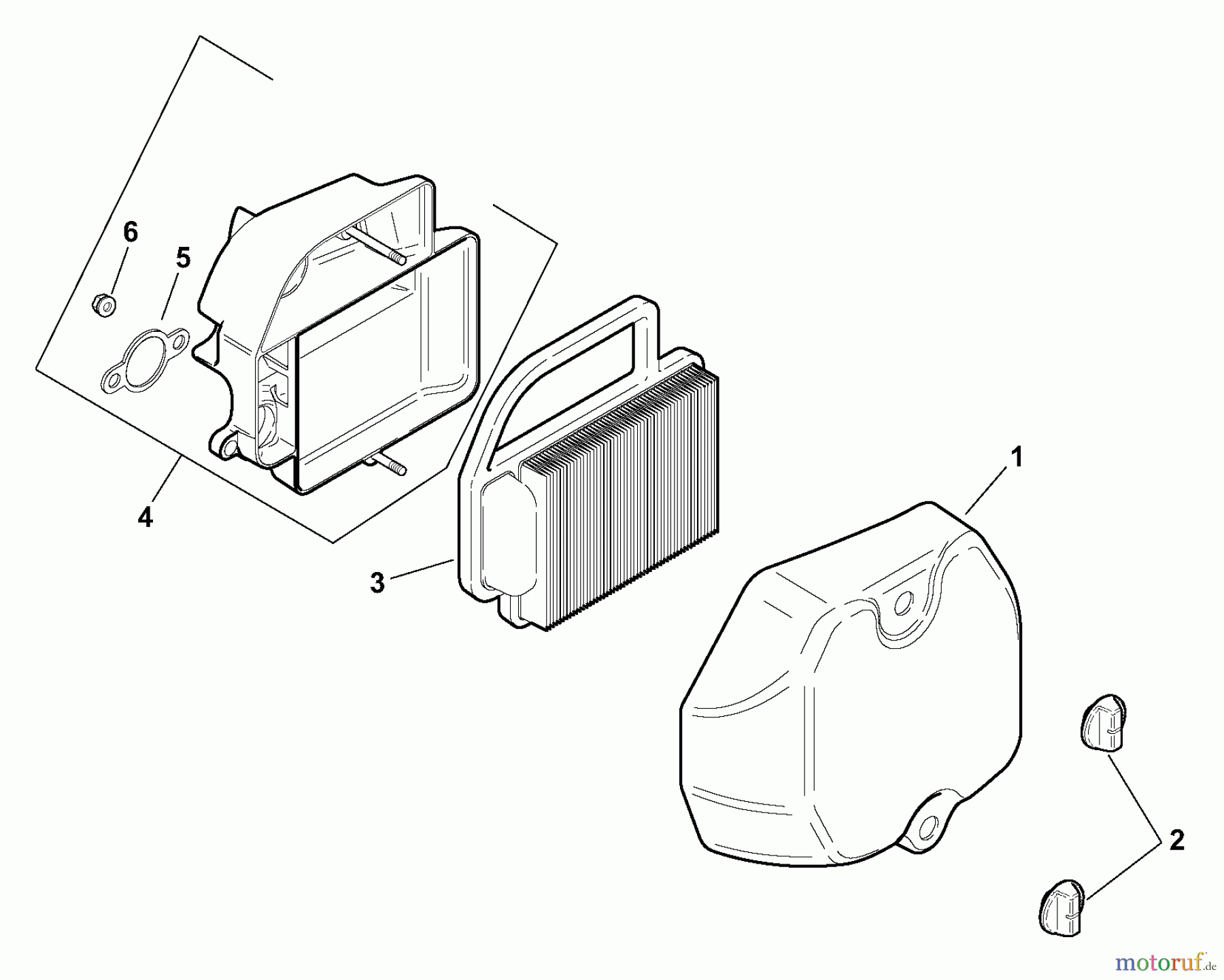 Husqvarna Rasen und Garten Traktoren YTH 20F42T (960430005) (917.279241) - Husqvarna Yard Tractor (2006-05 & After) (Sears Craftsman) Air Intake/Filtration