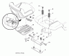 Husqvarna YTH 20F42T (96043000500) - Yard Tractor (2006-05 & After) Ersatzteile Seat Assembly
