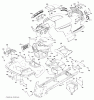 Husqvarna YTH 20F42T (96043000502) - Yard Tractor (2006-09 & After) Ersatzteile Chassis