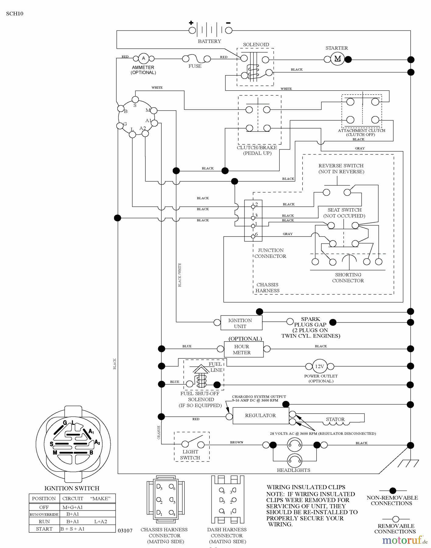 Husqvarna Rasen und Garten Traktoren YTH 20K46 (917.289542) - Husqvarna Yard Tractor (2010-01 & After) (Sears Craftsman) Schematic