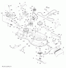Husqvarna YTH 20K46 (96043003300) - Yard Tractor (2008-10 & After) Ersatzteile Mower Deck