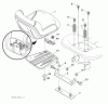 Husqvarna YTH 20K46 (96043003302) - Yard Tractor (2008-09 & After) Ersatzteile Seat Assembly