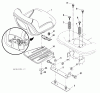 Husqvarna YTH 20K46 (96043003302) - Yard Tractor (2009-05 & After) Ersatzteile Seat Assembly