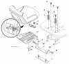 Husqvarna YTH 20K46 (96043003303) - Yard Tractor (2009-04 & After) Ersatzteile Seat Assembly