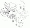 Husqvarna YTH 20K46 (96043003304) - Yard Tractor (2009-05 & After) Ersatzteile Seat Assembly