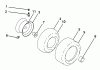 Husqvarna YTH 20K46 (96045000402) - Yard Tractor (2007-07 & After) Ersatzteile Wheels and Tires