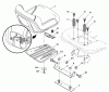 Husqvarna YTH 20K46 (96045000403) - Yard Tractor (2007-10 & After) Ersatzteile Seat Assembly