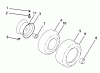 Husqvarna YTH 20K46 (96045000403) - Yard Tractor (2007-10 & After) Ersatzteile Wheels and Tires