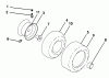Husqvarna YTH 20K46 (96045000404) - Yard Tractor (2007-10 & After) Ersatzteile Wheels and Tires