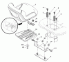 Husqvarna YTH 20K46 (96045000405) - Yard Tractor (2008-01 & After) Ersatzteile Seat Assembly