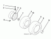 Husqvarna YTH 20K46 (96045000405) - Yard Tractor (2008-01 & After) Ersatzteile Wheels and Tires