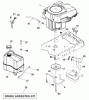 Husqvarna YTH 20K46 (96045000406) - Yard Tractor (2008-03 & After) Ersatzteile Engine