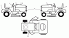 Husqvarna YTH 20K46 (96045000408) - Yard Tractor (2008-07 & After) Ersatzteile Decals