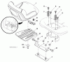 Husqvarna YTH 20K46 (96045000408) - Yard Tractor (2008-07 & After) Ersatzteile Seat Assembly