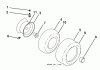 Husqvarna YTH 20K46 (96045000411) - Yard Tractor (2008-10 & After) Ersatzteile Wheels And Tires