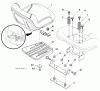 Husqvarna YTH 20K46 (96045000413) - Yard Tractor (2009-01 & After) Ersatzteile Seat