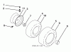 Husqvarna YTH 20K46 (96045000413) - Yard Tractor (2009-01 & After) Ersatzteile Wheels And Tires