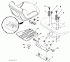 Husqvarna YTH 20K46 (96045000414) - Yard Tractor (2009-05 & After) Ersatzteile Seat Assembly