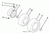 Husqvarna YTH 20K46 (96045000414) - Yard Tractor (2009-05 & After) Ersatzteile Wheels and Tires