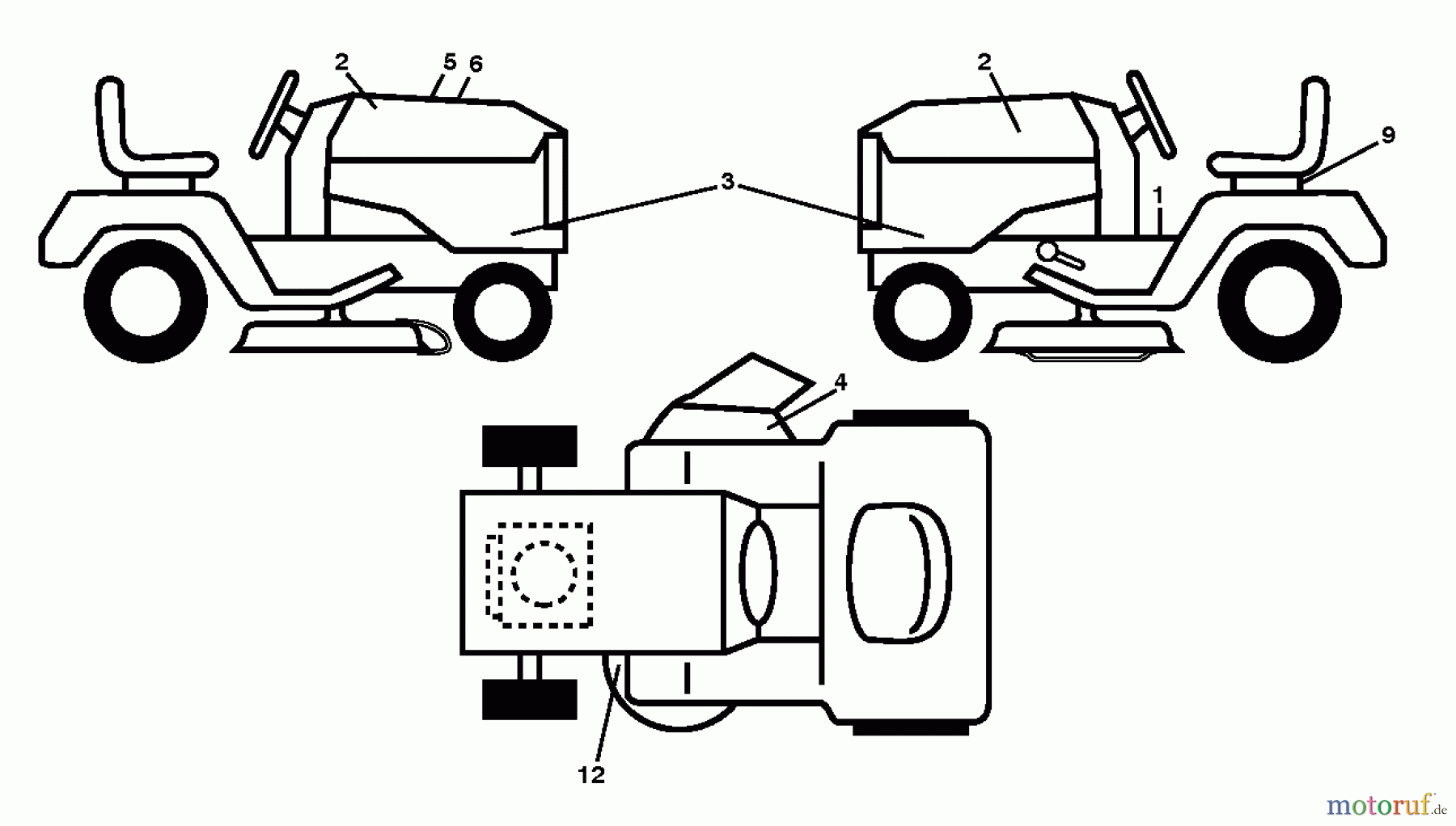 Husqvarna Rasen und Garten Traktoren YTH 2146 (96048004201) - Husqvarna Yard Tractor (2013-04) DECALS