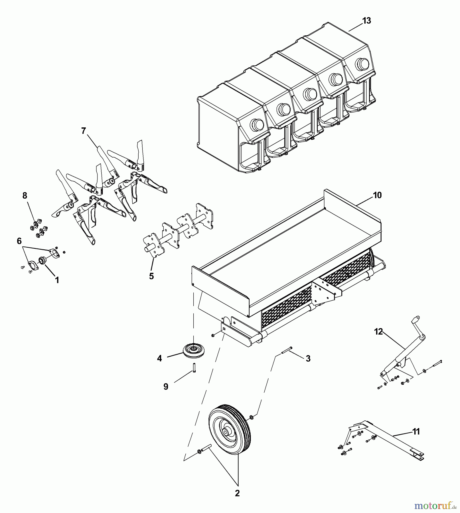  Husqvarna Belüfter / Vertikutierer / Rechen TA 36 (540000073) - Husqvarna Towable Aerator (2003-09 & After) Towable Aerator