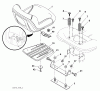 Husqvarna YTH 2146XP (96043002901) - Yard Tractor (2008-01 & After) Ersatzteile Seat Assembly