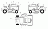Husqvarna YTH 2148 (954572035) (LO21H48A) - Yard Tractor (2003-12 to 2004-02) Ersatzteile Decals