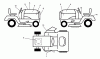 Husqvarna YTH 2148 (954572035) (LO21H48F) - Yard Tractor (2004-03 to 2004-03) Ersatzteile Decals