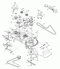 Husqvarna YTH 2148 (954572035) (LO21H48B) - Yard Tractor (2004-03 to 2004-02) Ersatzteile Mower Deck