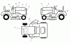 Husqvarna YTH 2148 (954572035) (LO21H48J) - Yard Tractor (2004-05 to 2005-04) Ersatzteile Decals