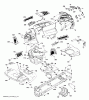 Husqvarna YTH 21K42 (96048004000) - Yard Tractor (2012-10 & After) Ersatzteile CHASSIS ENCLOSURES