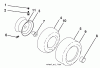 Husqvarna YTH 21K46 (96043009500) - Yard Tractor (2009-10 & After) Ersatzteile Wheels And Tires