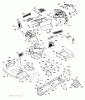 Husqvarna YTH 21K46 (96043012301) - Yard Tractor (2011-08 & After) Ersatzteile CHASSIS / FRAME