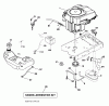 Husqvarna YTH 21K46 (96045002901) - Yard Tractor (2011-05 & After) Ersatzteile ENGINE
