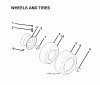 Husqvarna YTH 21K46 (96045002901) - Yard Tractor (2011-05 & After) Ersatzteile WHEELS TIRES