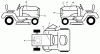 Husqvarna YTH 2242 (96043007100) - Yard Tractor (2008-12 & After) Ersatzteile Decals