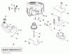 Husqvarna YTH 2242 (96043007100) - Yard Tractor (2008-12 & After) Ersatzteile Engine, Clutch, Fuel Tank