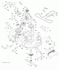 Husqvarna YTH 2242 (96043007101) - Yard Tractor (2009-04 & After) Ersatzteile Mower Deck