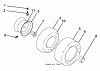 Husqvarna YTH 2242 (96043010000) - Yard Tractor (2009-10 & After) Ersatzteile Wheels and Tires