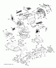 Husqvarna YTH 2242 TDRF (96041023703) - Yard Tractor (2013-05) Ersatzteile CHASSIS ENCLOSURES