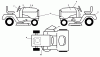 Husqvarna YTH 2242T (96043002100) - Yard Tractor (2006-01 & After) Ersatzteile Decals